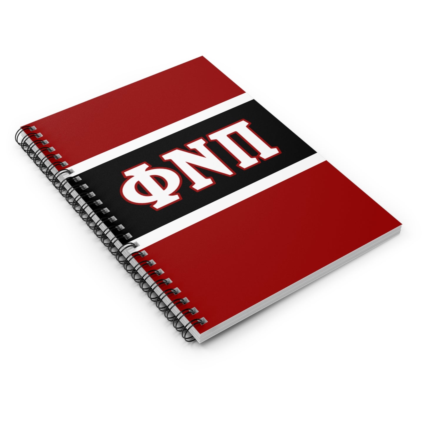 Phi Nu Pi Spiral Notebook
