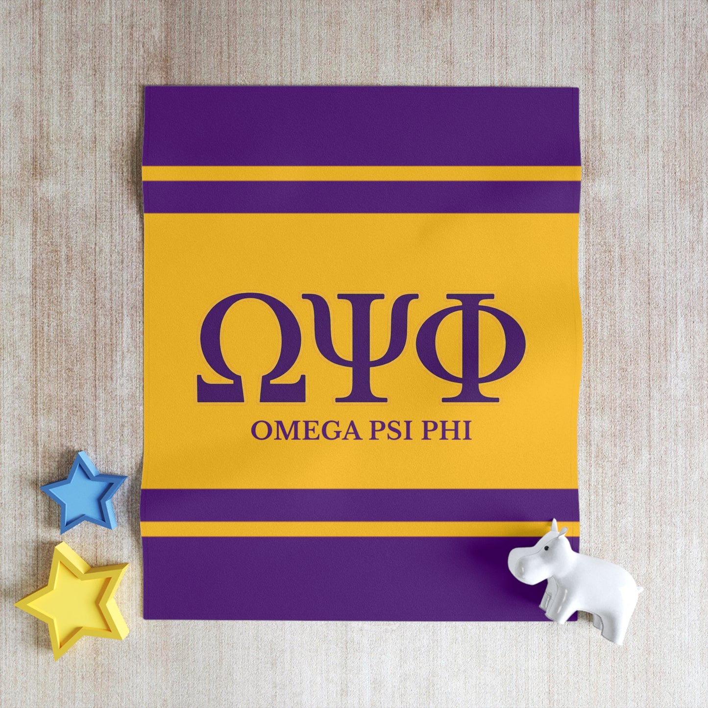 Omega Psi Phi Throw Blanket