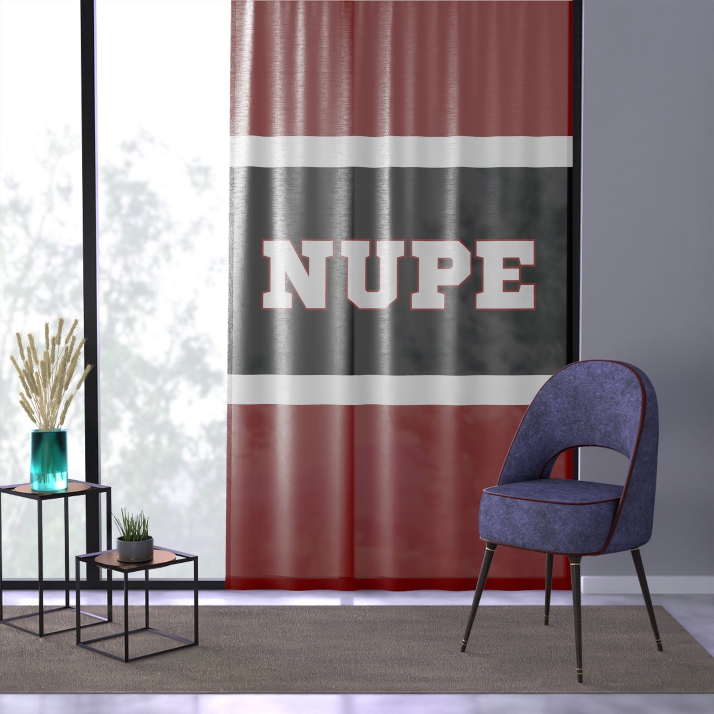 NUPE Sheer Window Curtain