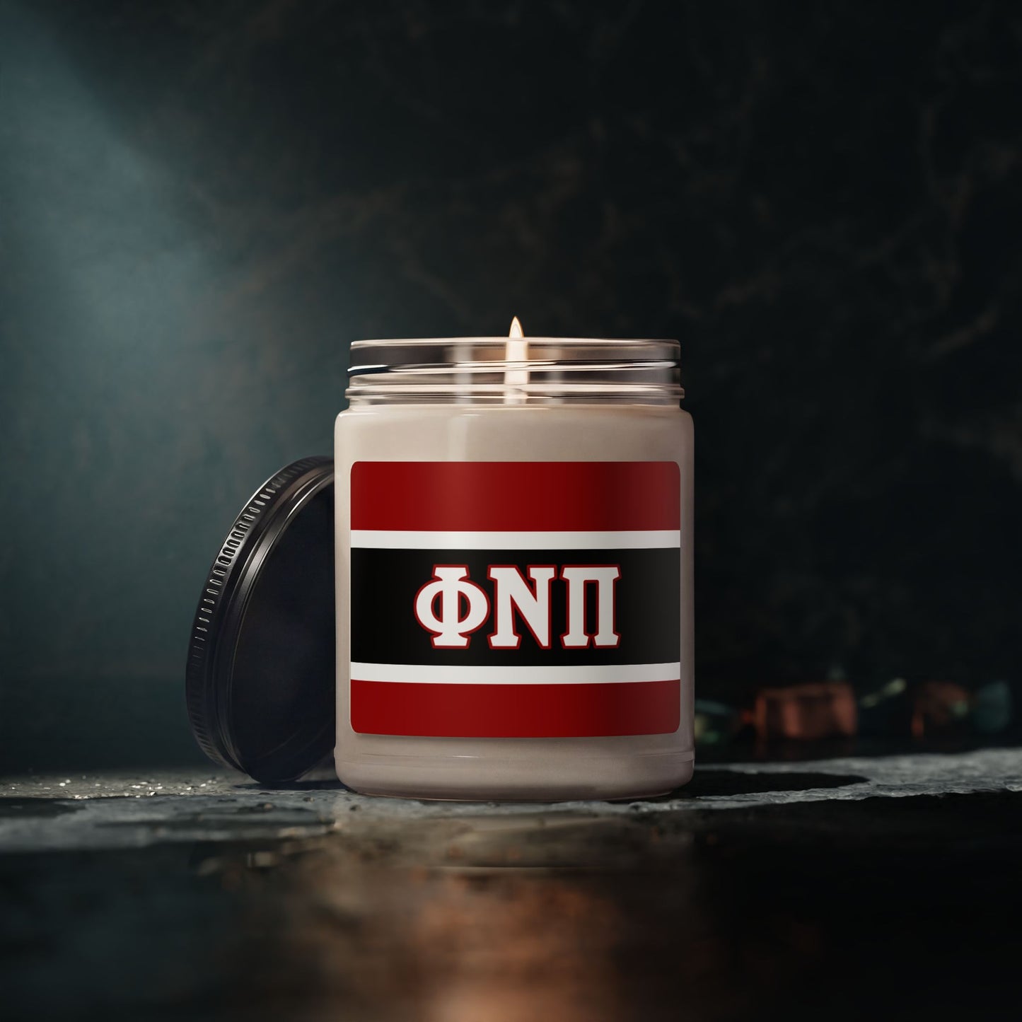 Phi Nu Pi NUPE Candle