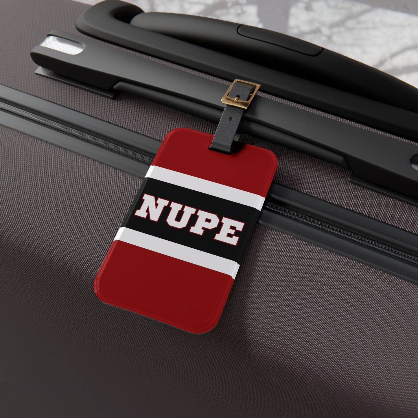 NUPE Piety Luggage Tag