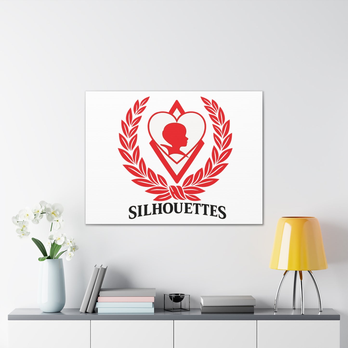 Kappa Silhouettes Horizontal Wall Art Canvas