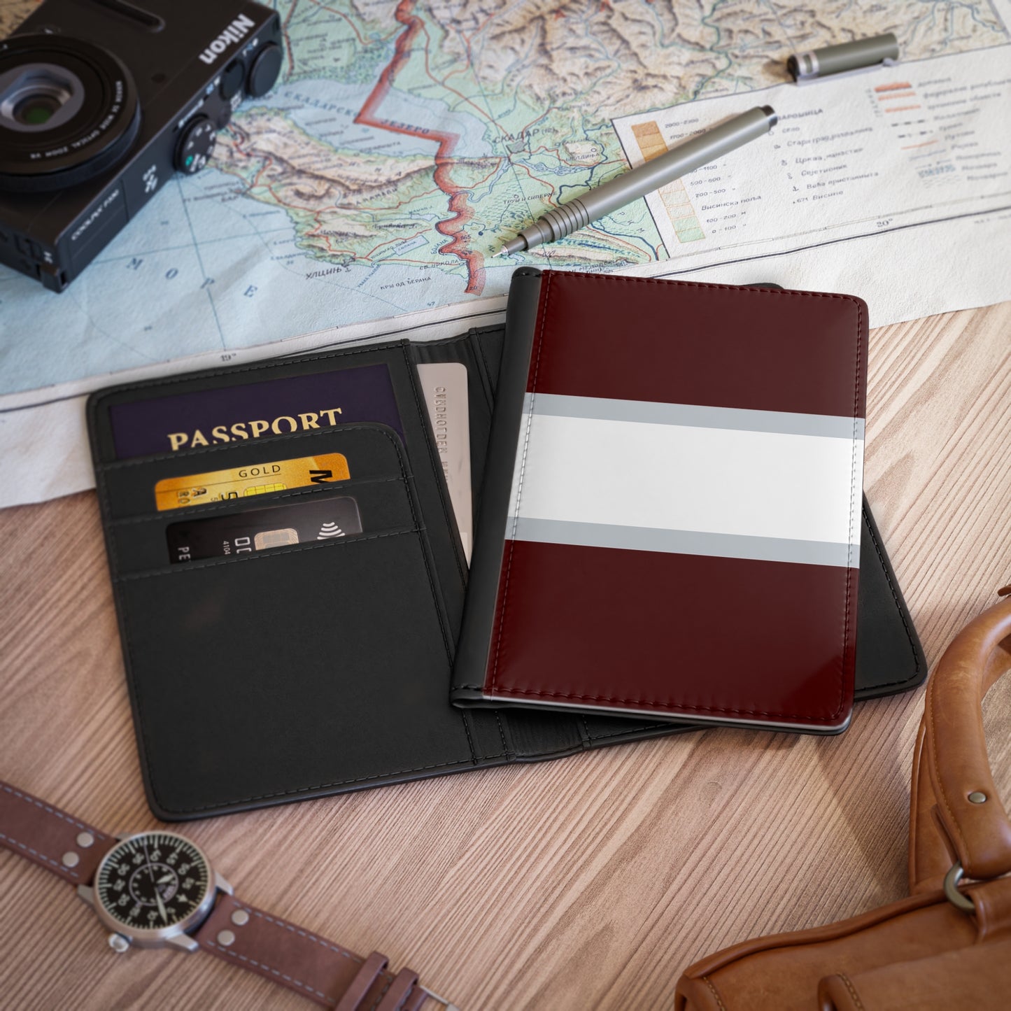 N Villere Passport Cover