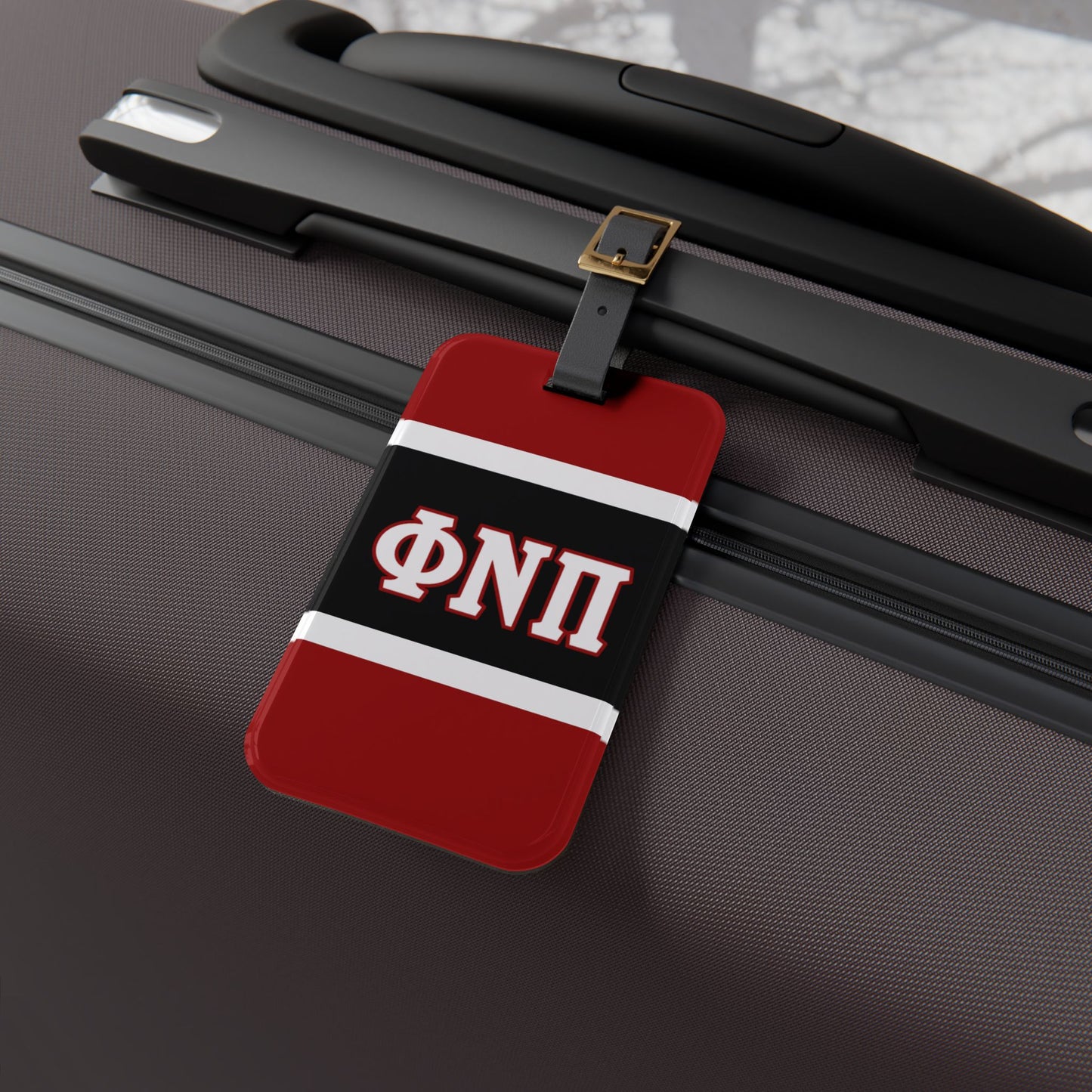 Phi Nu Pi Piety Luggage Tag