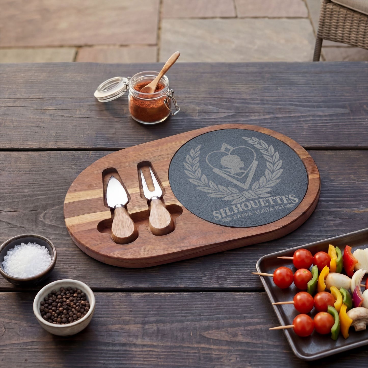 Kappa Silhouettes Charcuterie Board 2.0