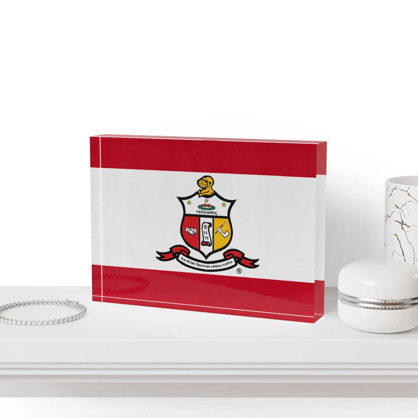 Kappa Alpha Psi Coat of Arms Acrylic Block