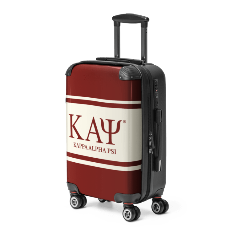 Kappa Alpha Psi Hard-shell Suitcase - Crimson