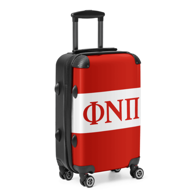 Phi Nu Pi Hard-shell Suitcase