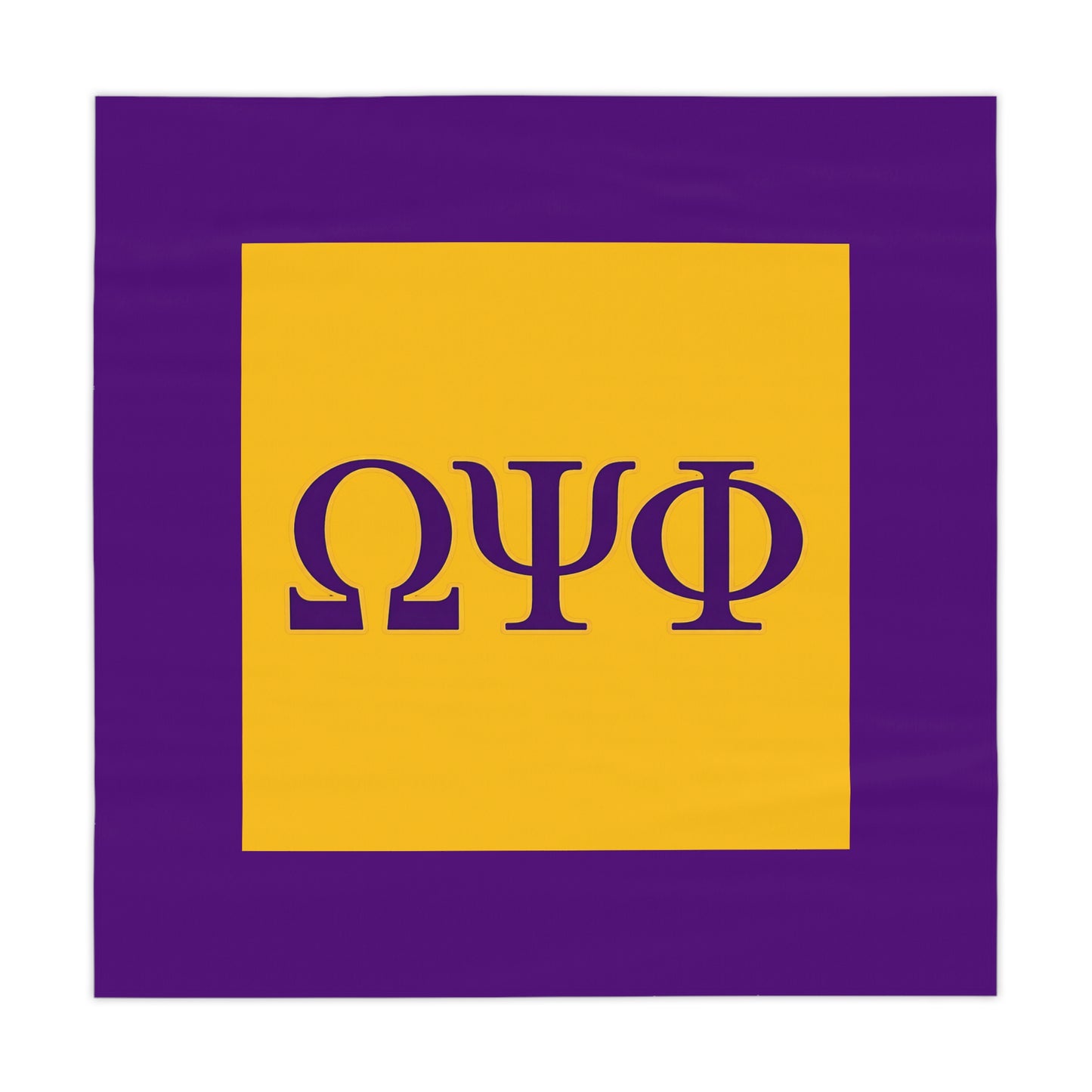 Omega Psi Phi Tablecloth