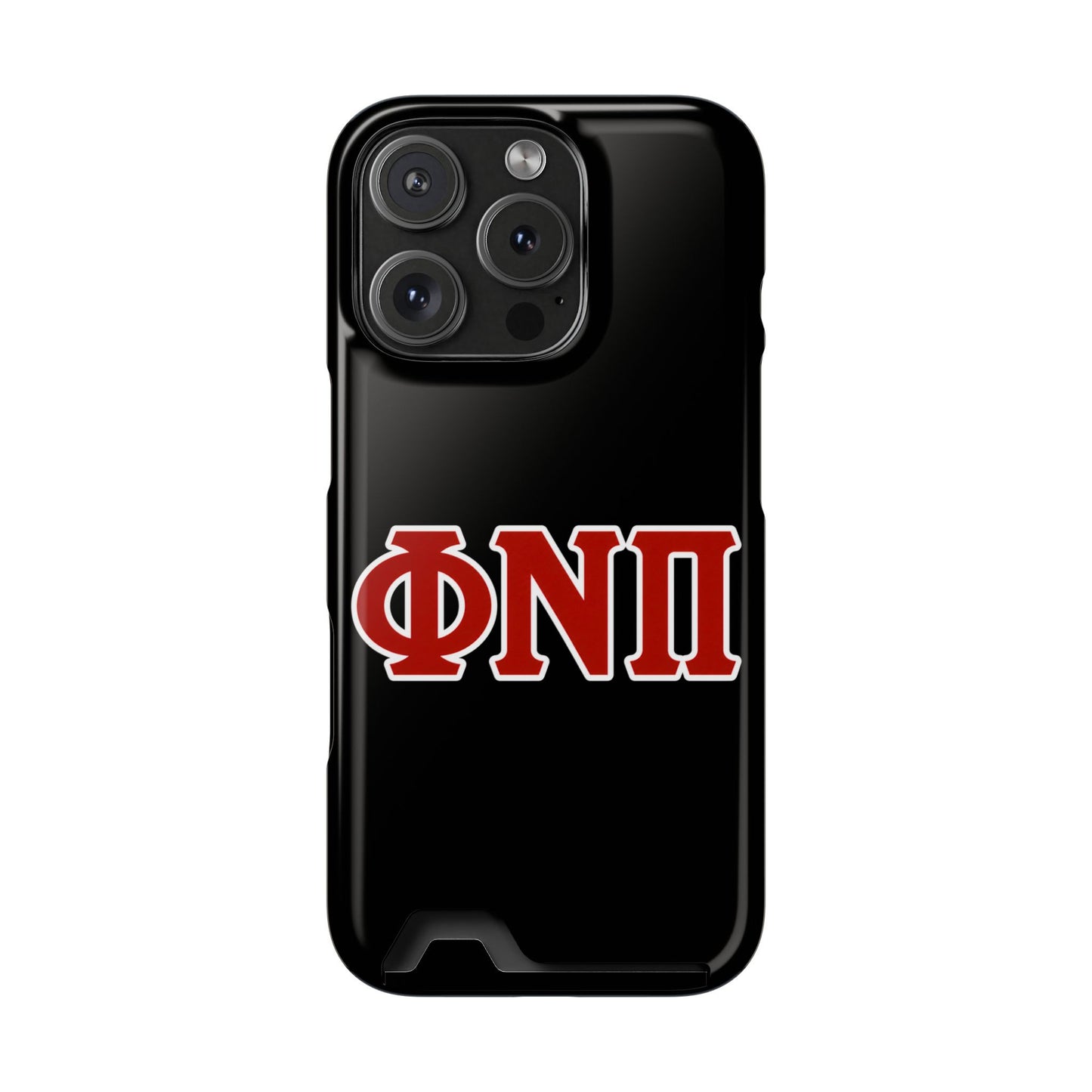 Phi Nu Pi Slim Wallet Phone Card Case