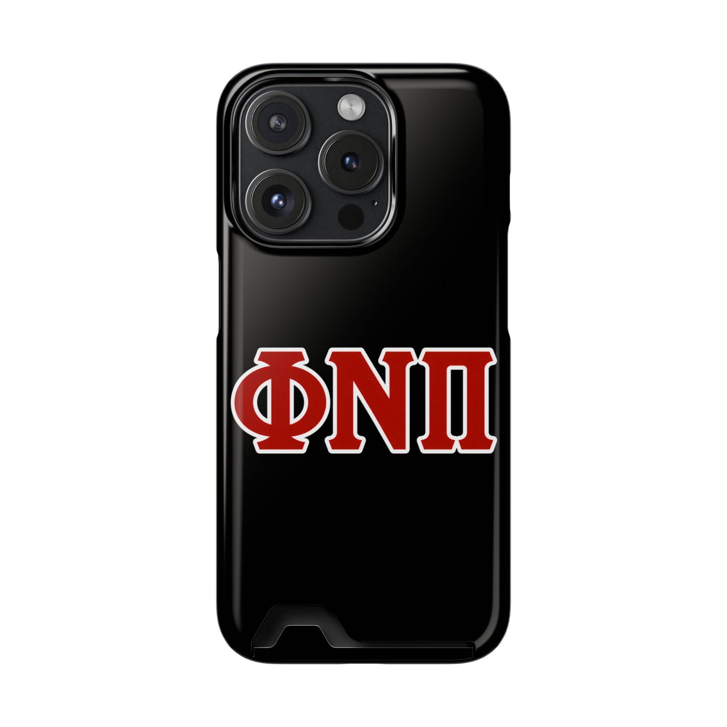 Phi Nu Pi Slim Wallet Phone Card Case