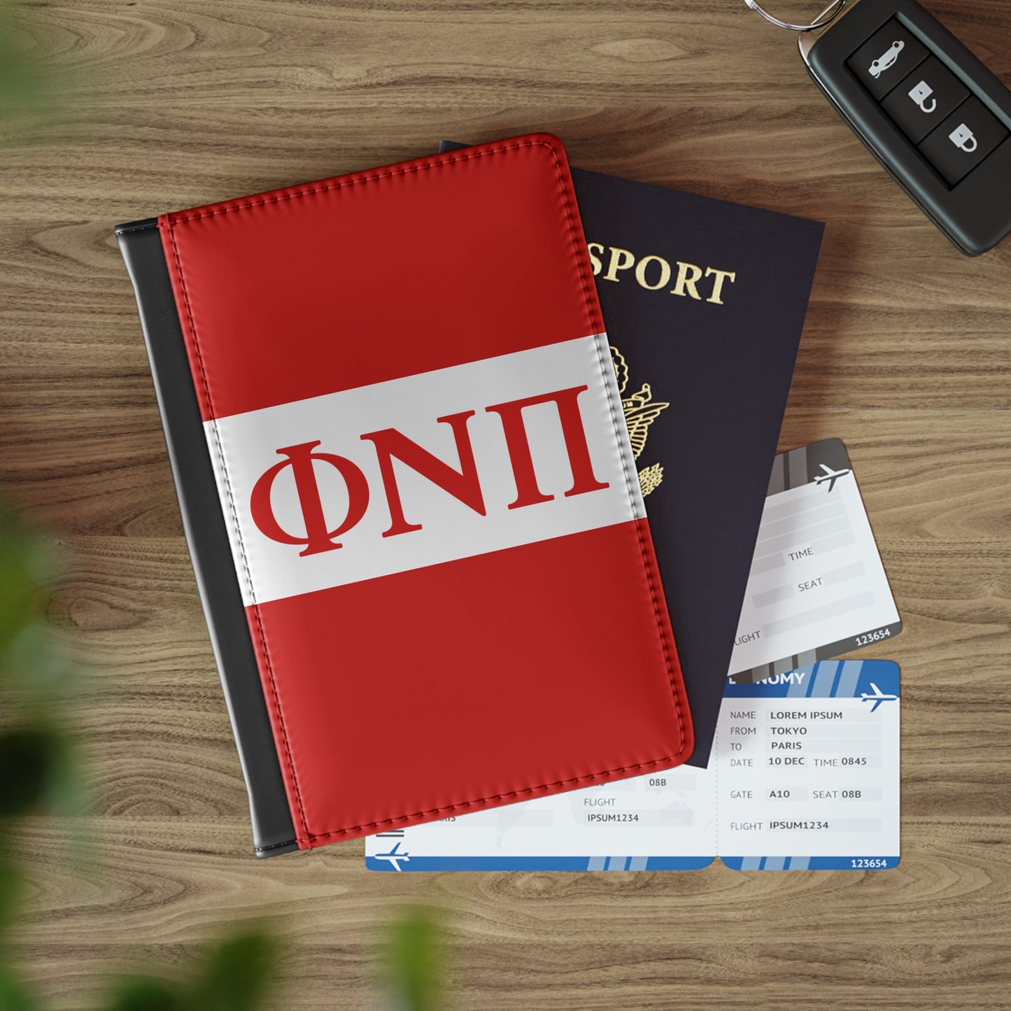 Phi Nu Pi Passport Holder