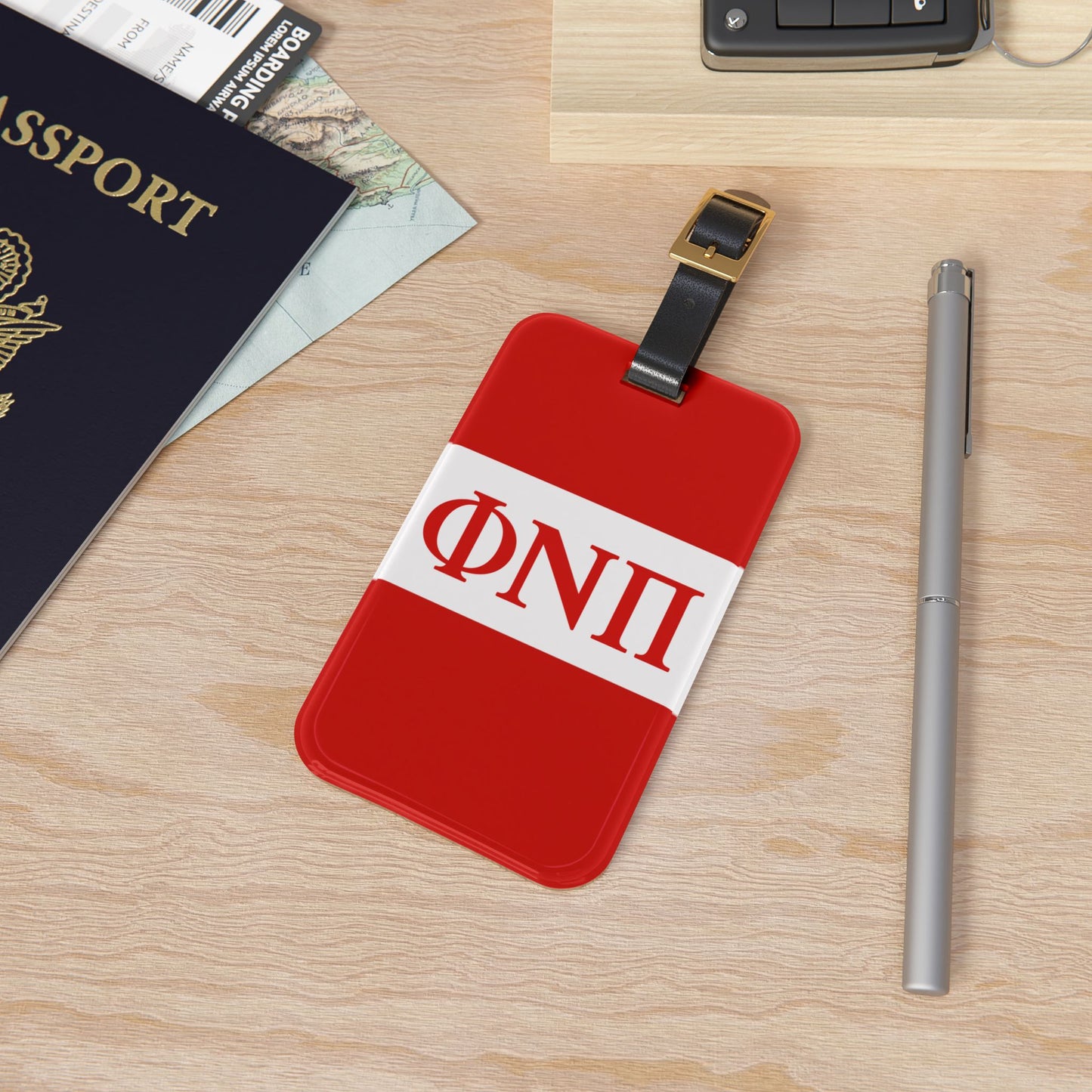 Phi Nu Pi Luggage Tag