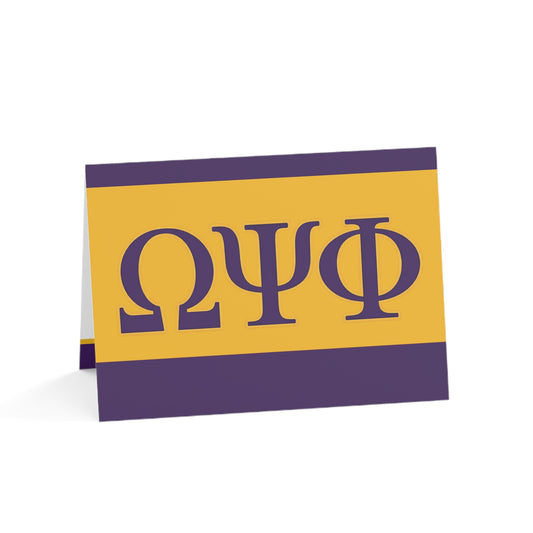 Omega Psi Phi Greeting Cards