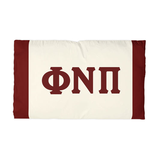 Phi Nu Pi Crimson Pillow Case 2.0