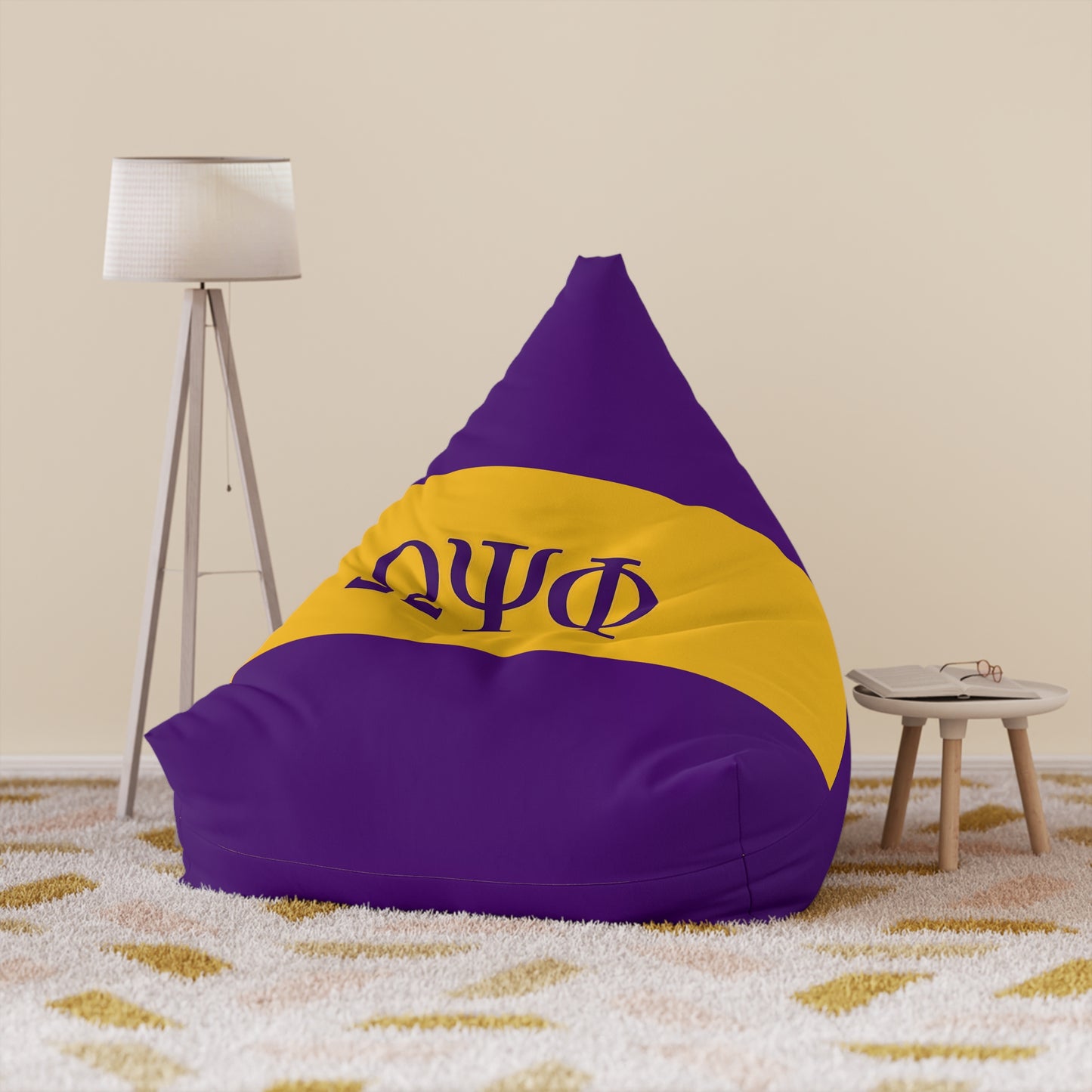 Omega Psi Phi Bean Bag Cover