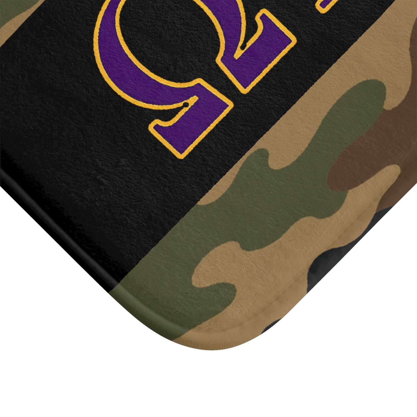 Omega Psi Phi Camo Bath Mat