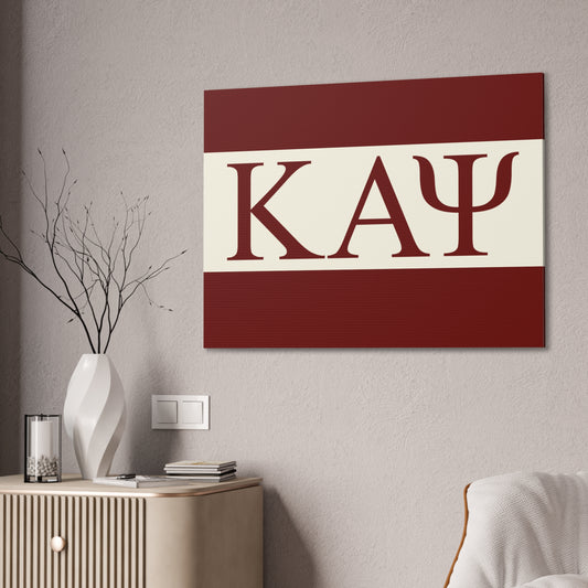 Kappa Alpha Psi Horizontal Wall Canvas