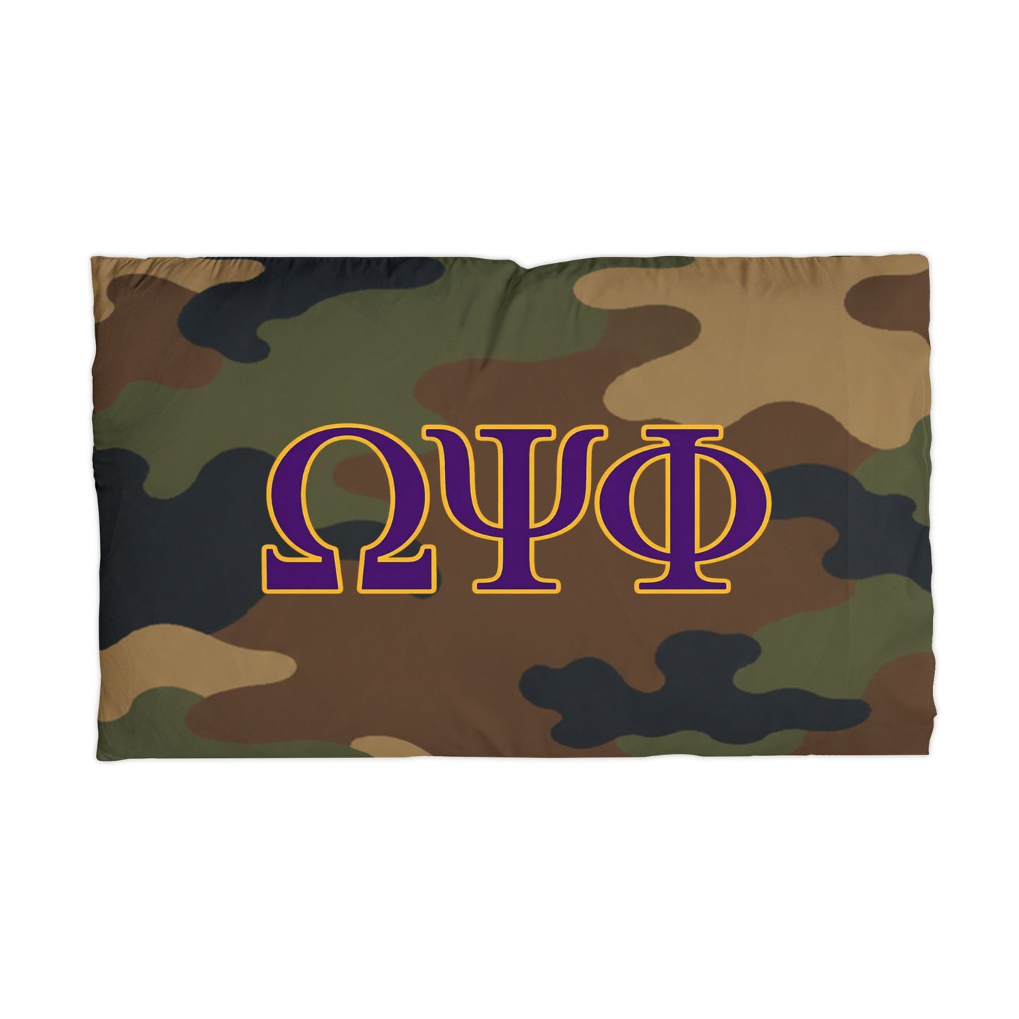 Omega Psi Phi Camo Pillow Case