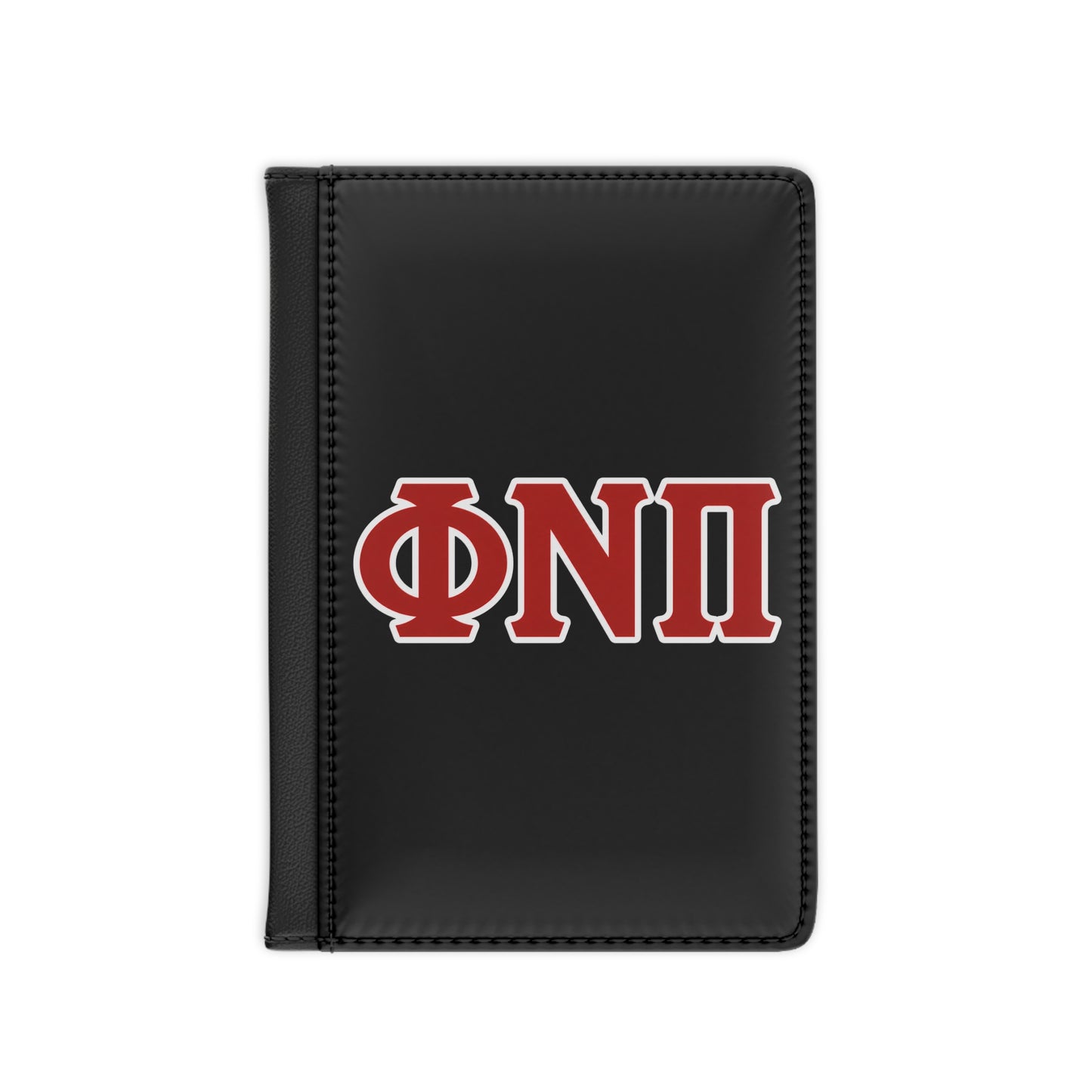 Phi Nu Pi Black Passport Cover