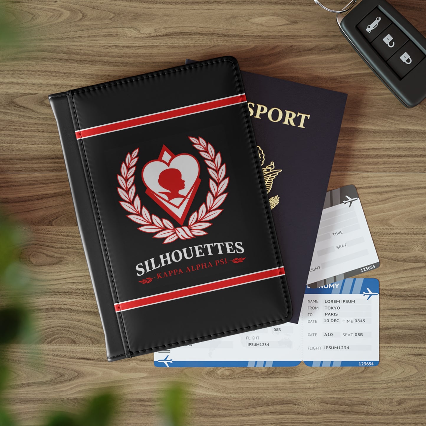 Silhouettes Crest Passport Cover
