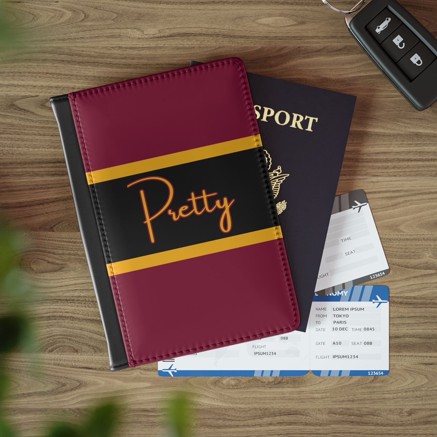 Pretty Warfield Passport Cover
