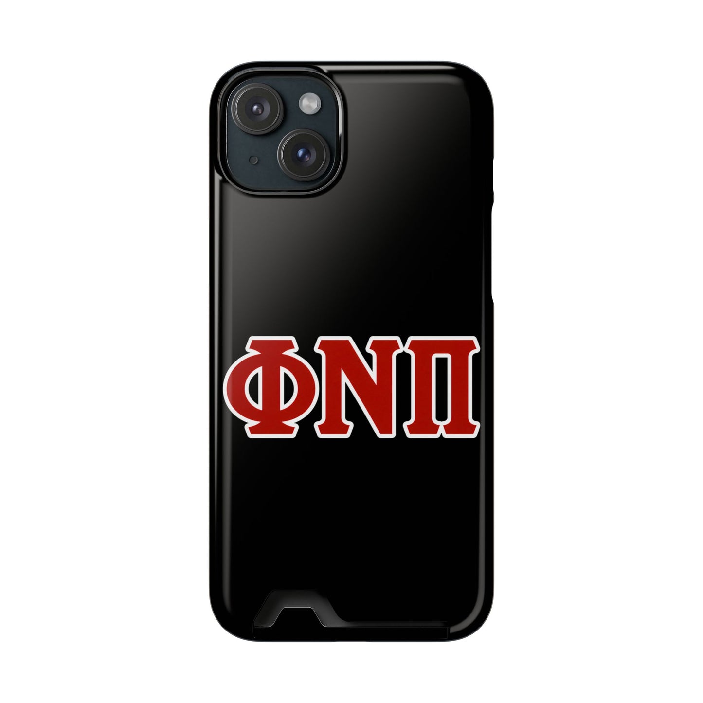 Phi Nu Pi Slim Wallet Phone Card Case