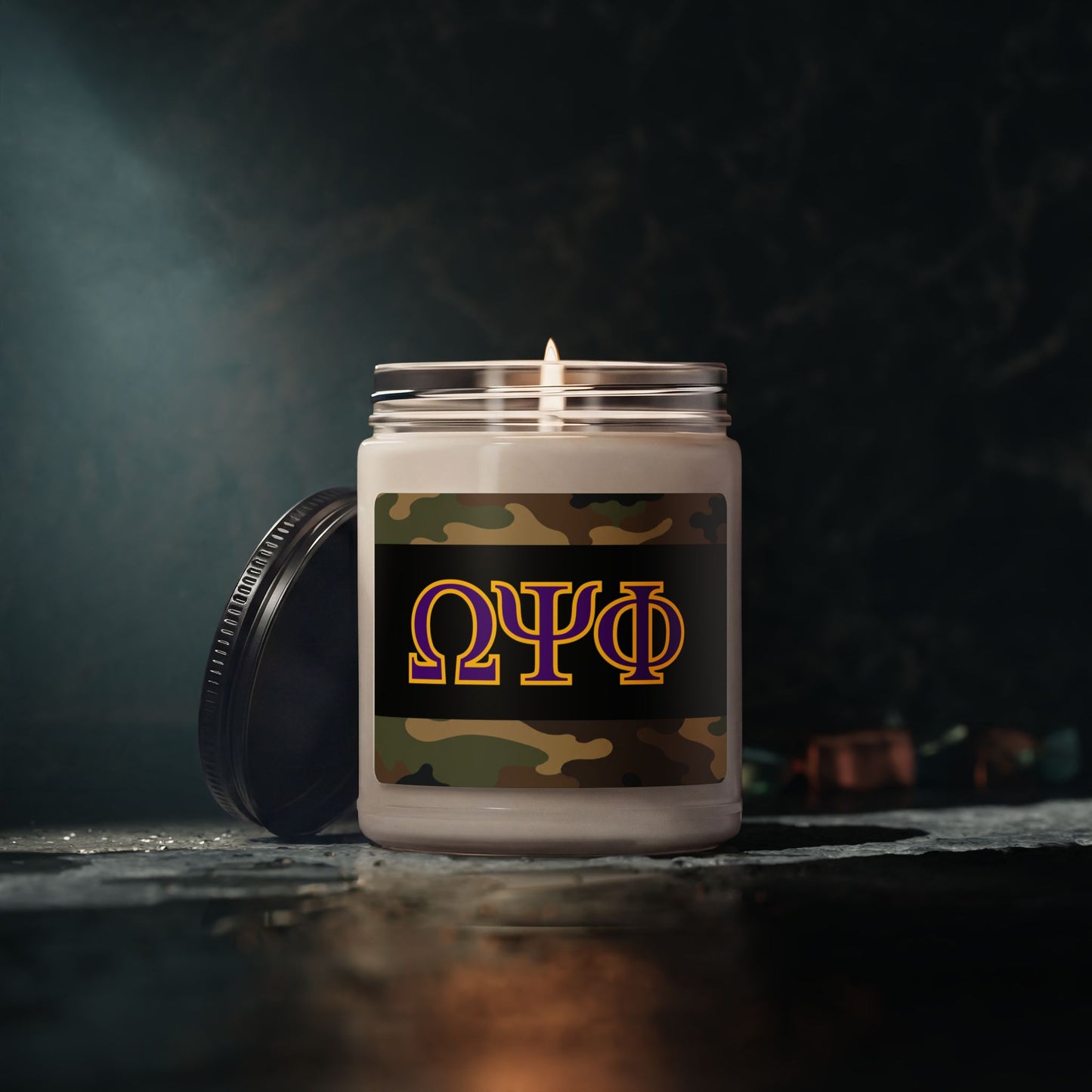 OPP Camouflage Candle