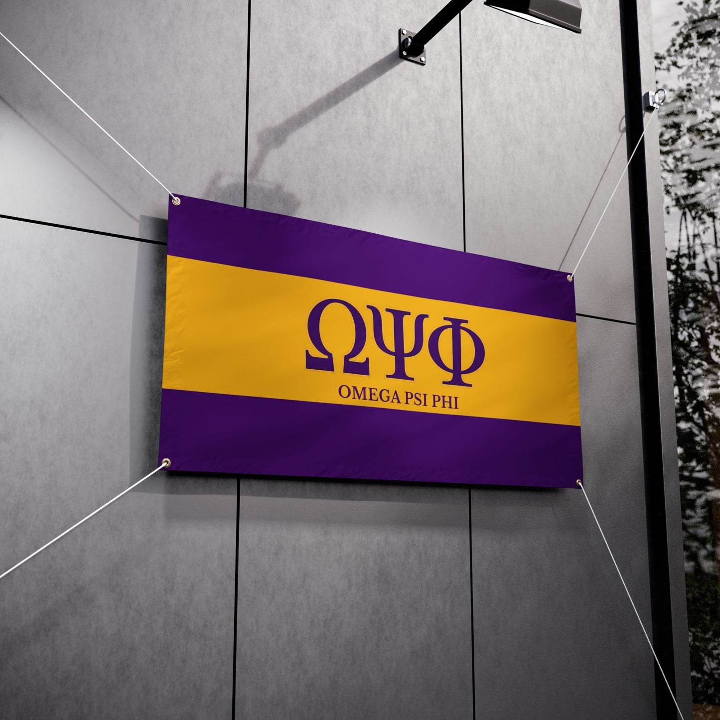 Omega Psi Phi Banner (48"x24")