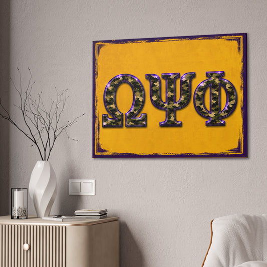 Omega Camo Horizontal Wall Canvas