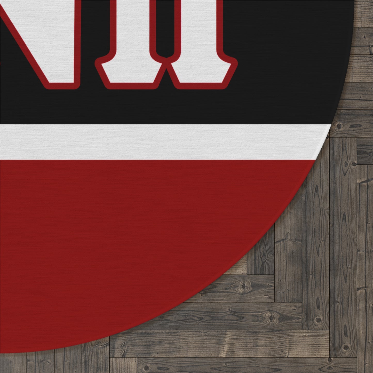 Phi Nu Pi Round Rug