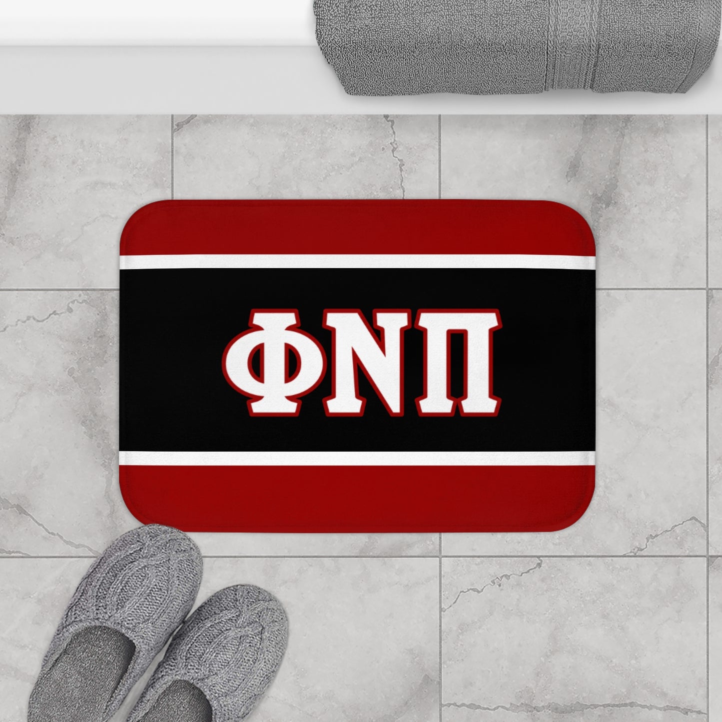 Phi Nu Pi Bath Mat