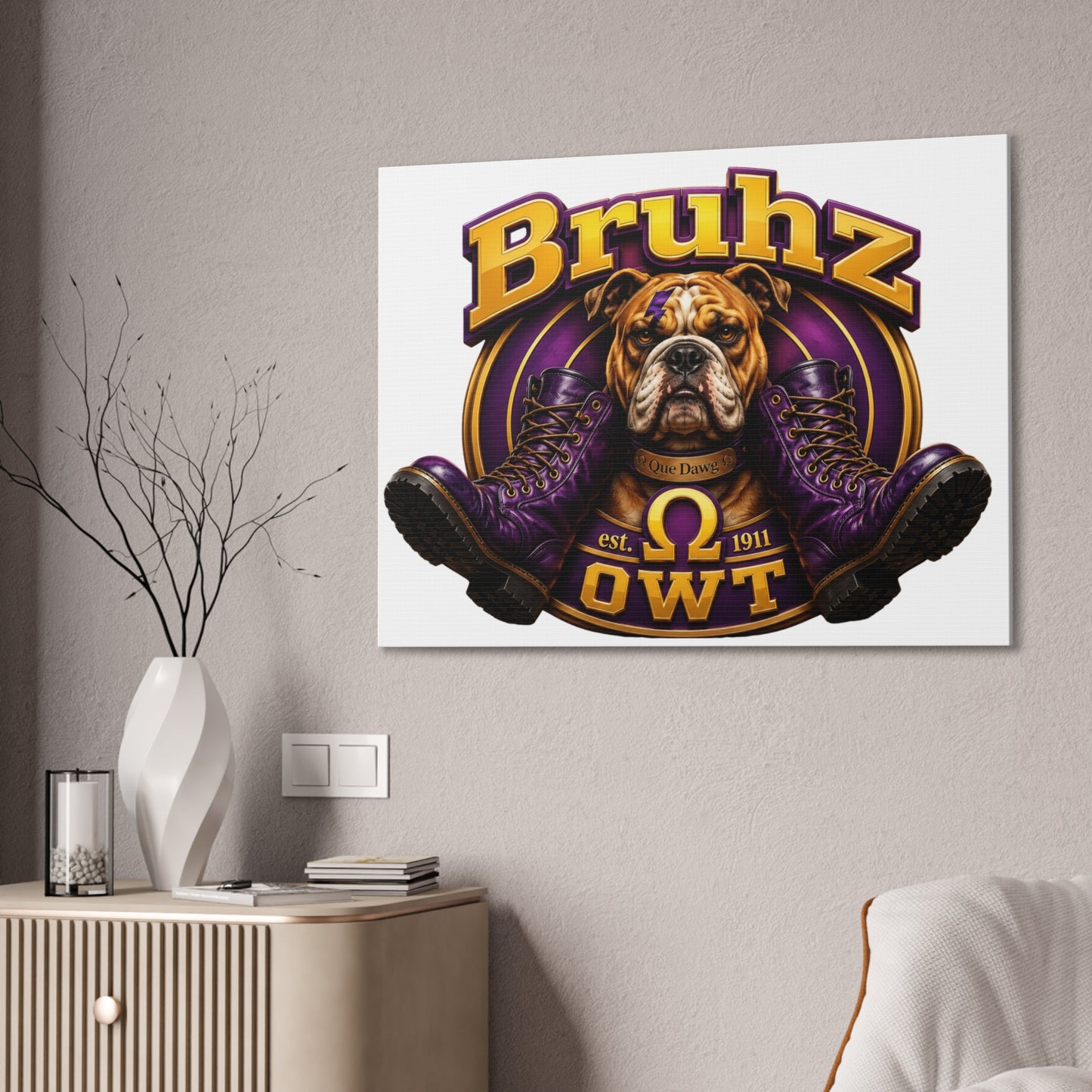 Bruhz Owt Horizontal Wall Canvas