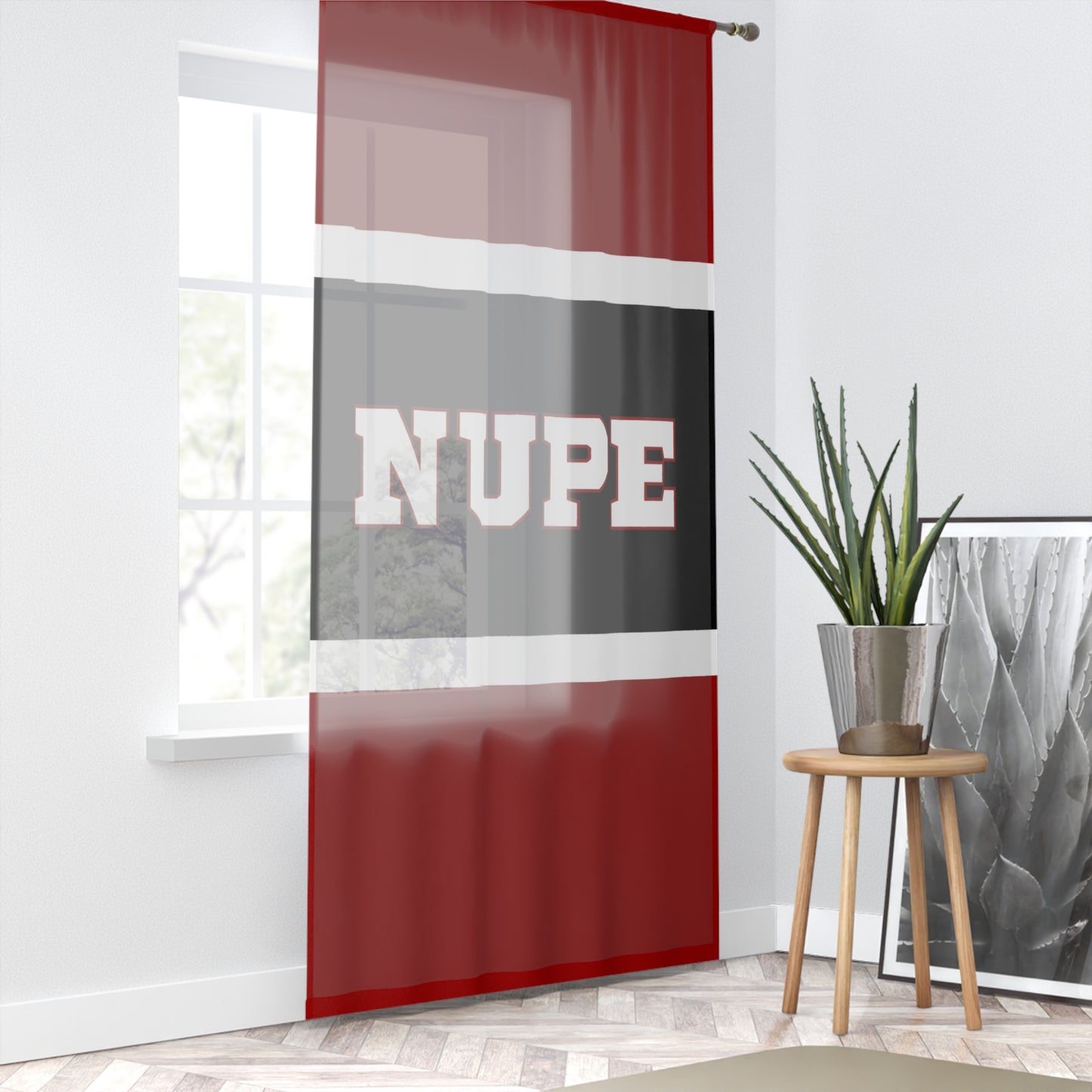 NUPE Sheer Window Curtain