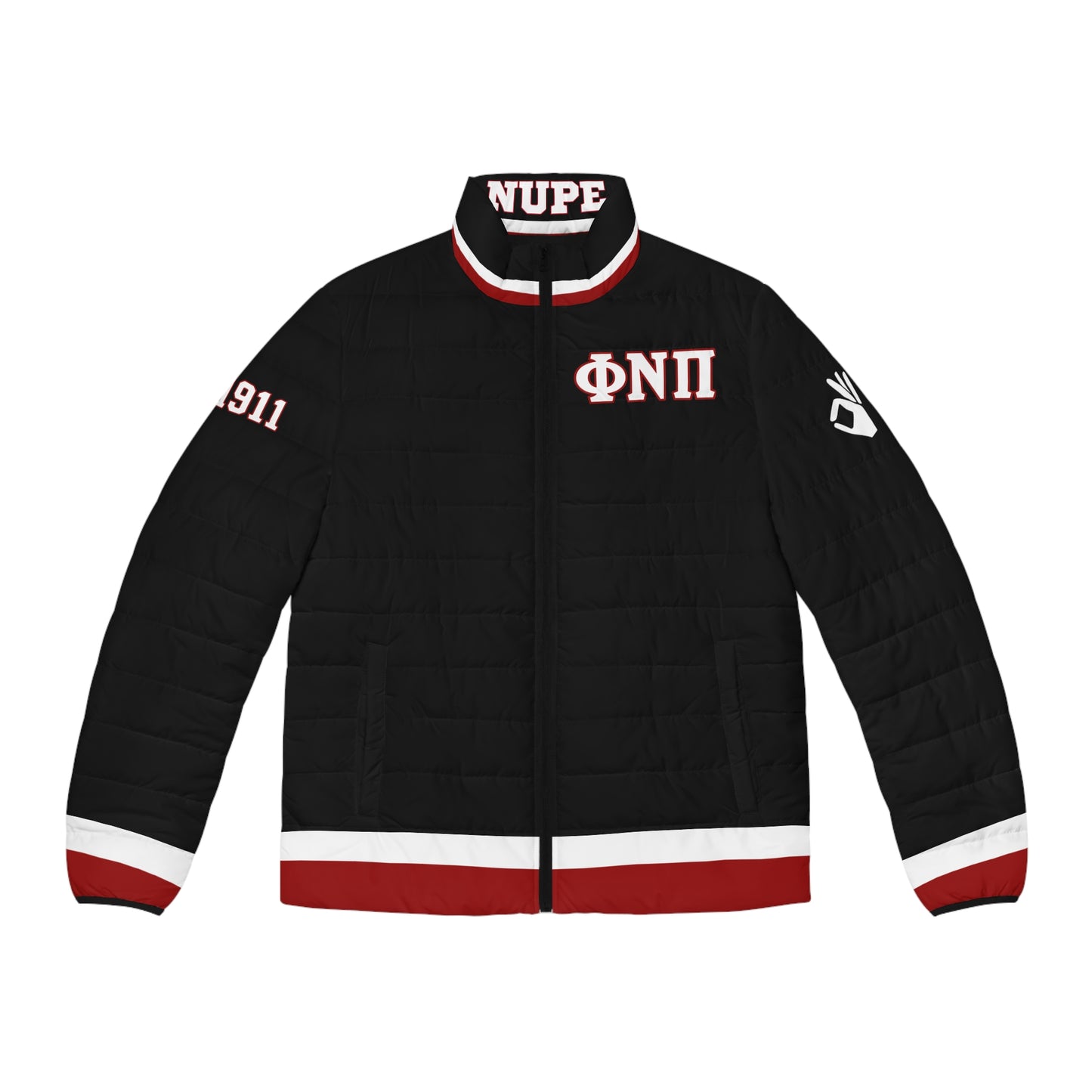 Phi Nu Pi Puffer Jacket