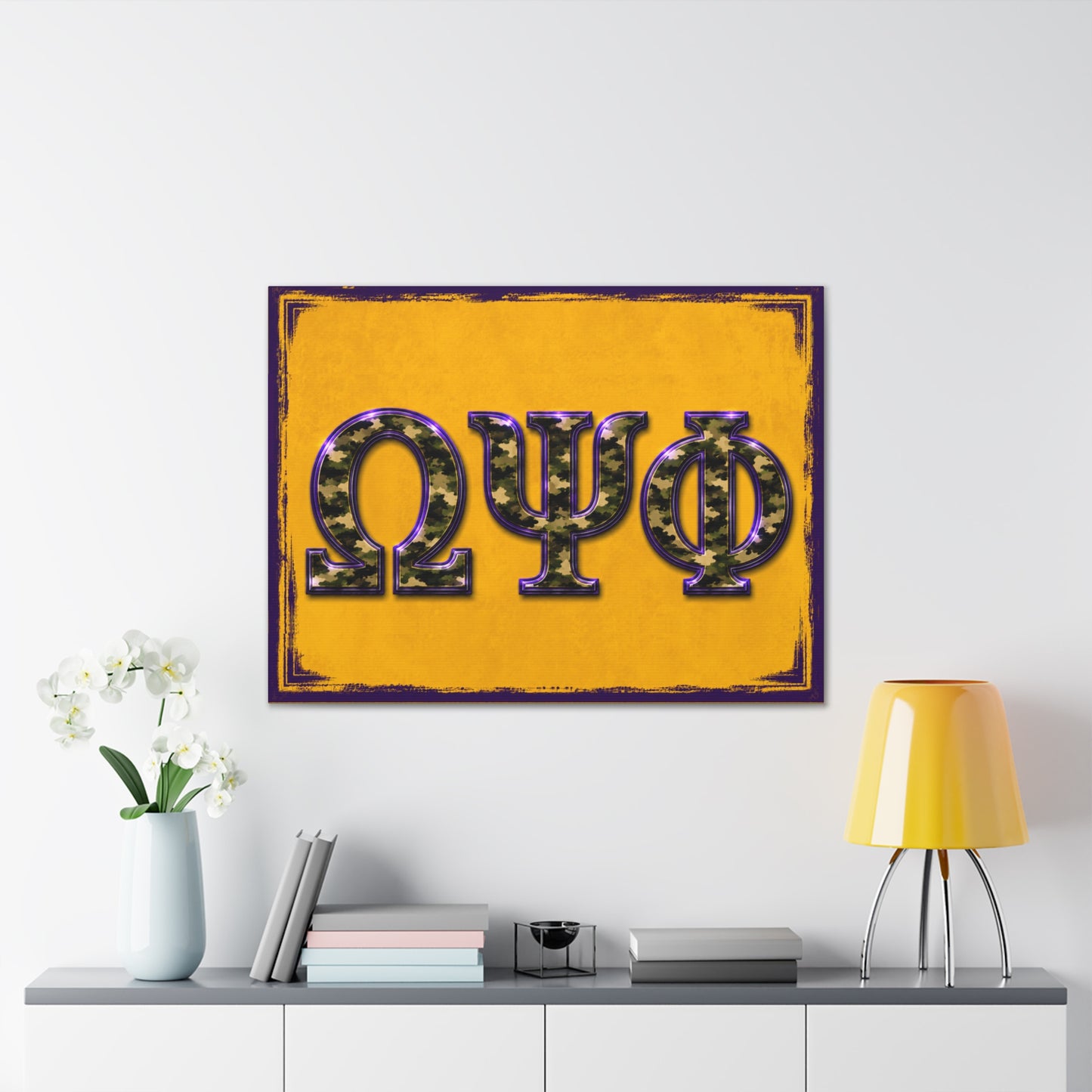 Omega Camo Horizontal Wall Canvas