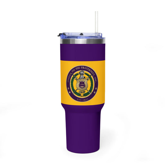 Omega Psi Phi Insulated Vacuum Tumbler