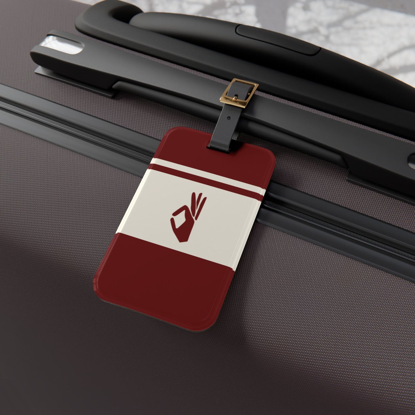 Yo NUPE Sign Luggage Tag
