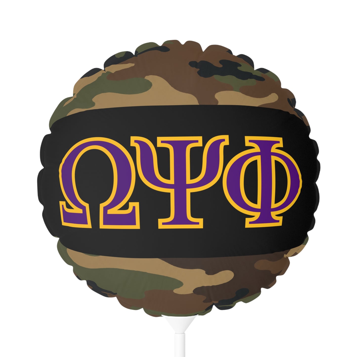 Omega Psi Phi Camo Balloon 2.0