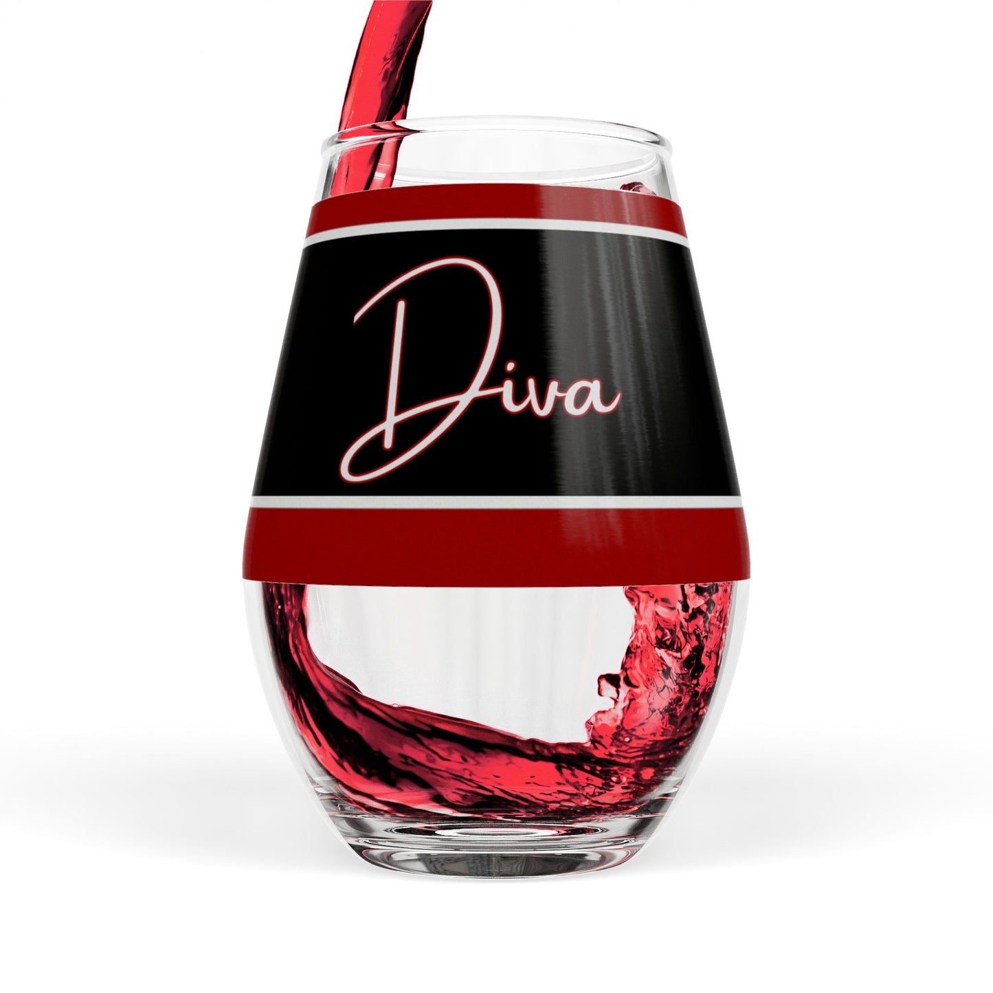 Diva Stemless Wine Glass