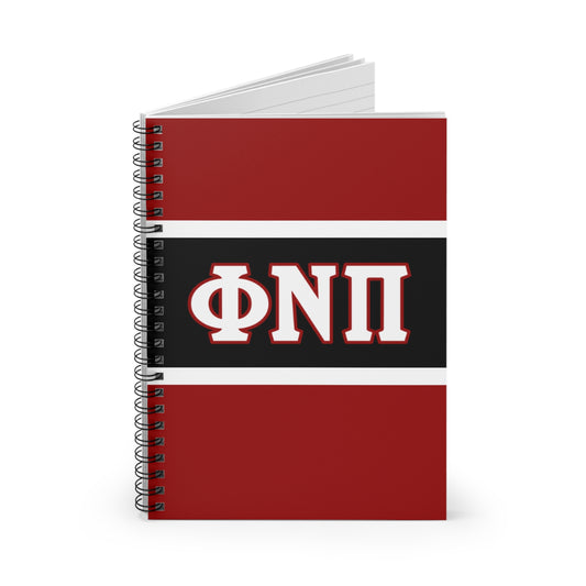 Phi Nu Pi Spiral Notebook