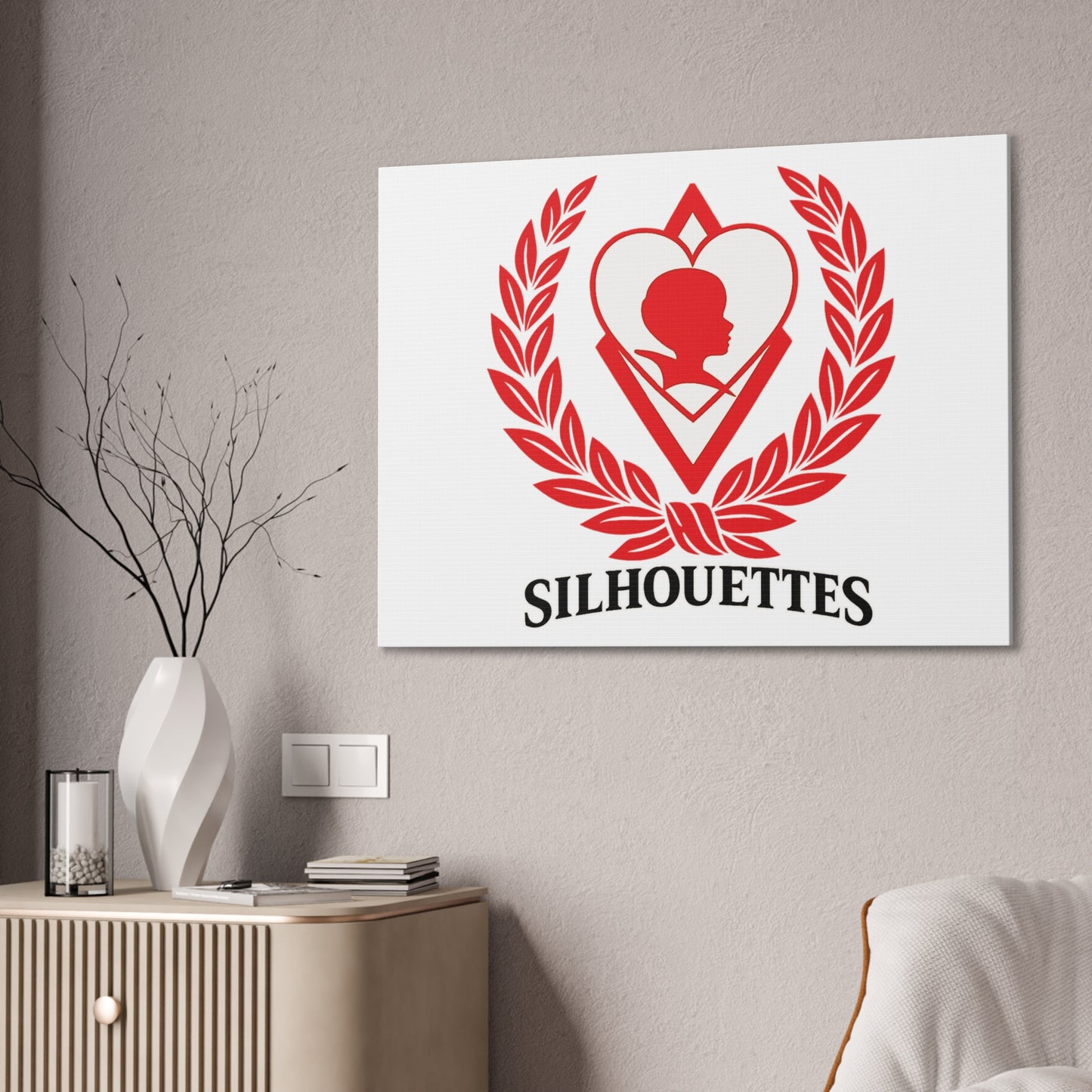 Kappa Silhouettes Horizontal Wall Art Canvas