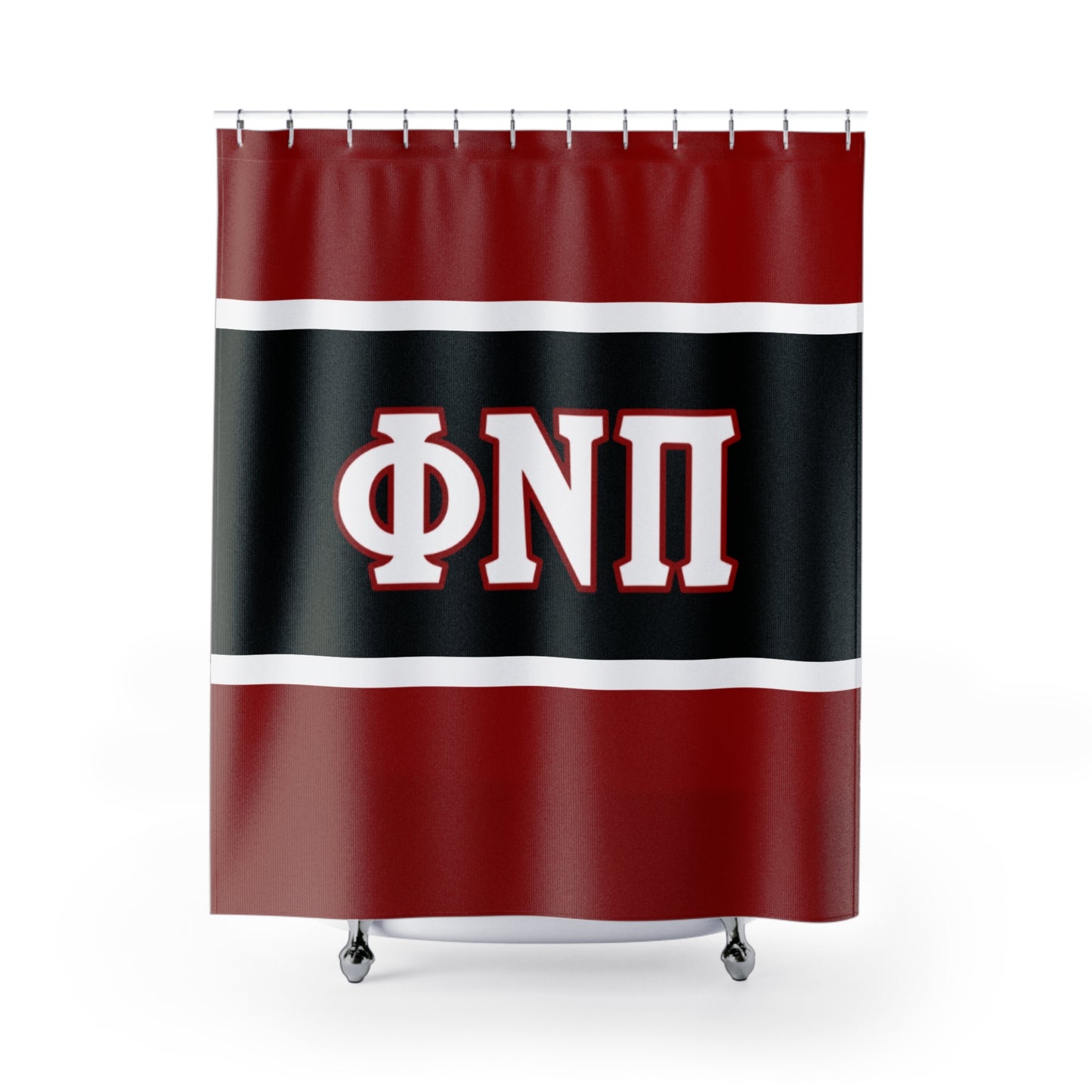 Phi Nu Pi Shower Curtain