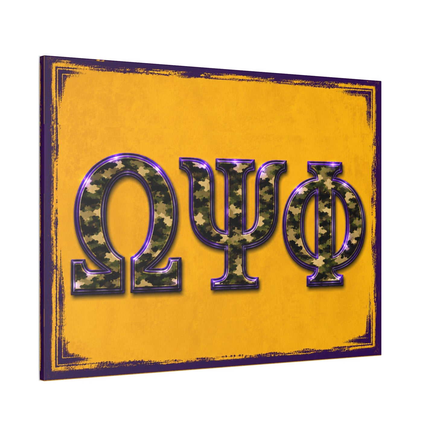 Omega Camo Horizontal Wall Canvas