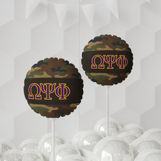 Omega Psi Phi Camo Balloon 2.0