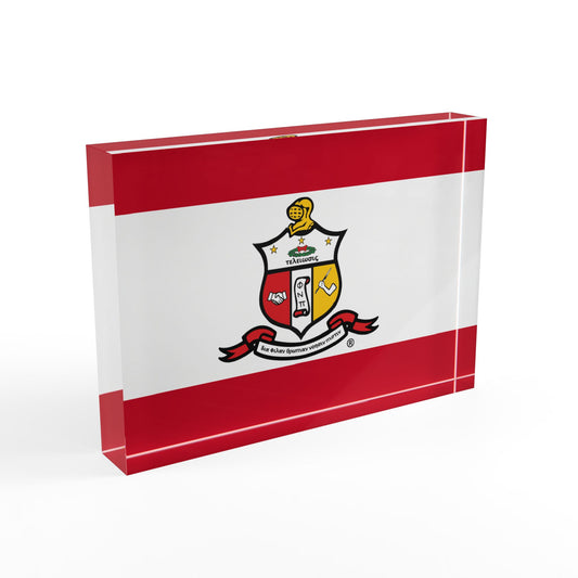 Kappa Alpha Psi Coat of Arms Acrylic Block