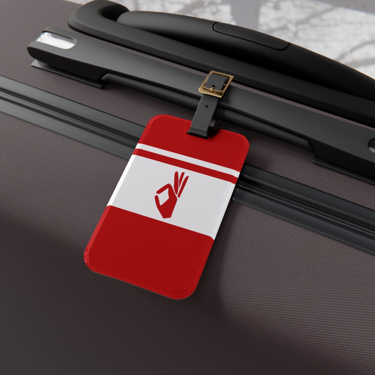 Yo NUPE Sign Luggage Tag 2.0