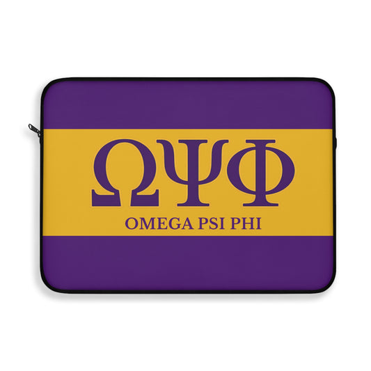 Omega Psi Phi Laptop Sleeve