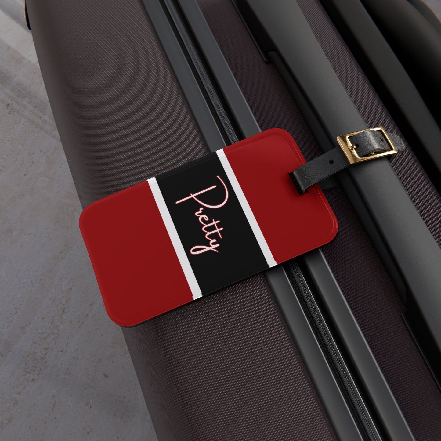 Pretty Piety Luggage Tag