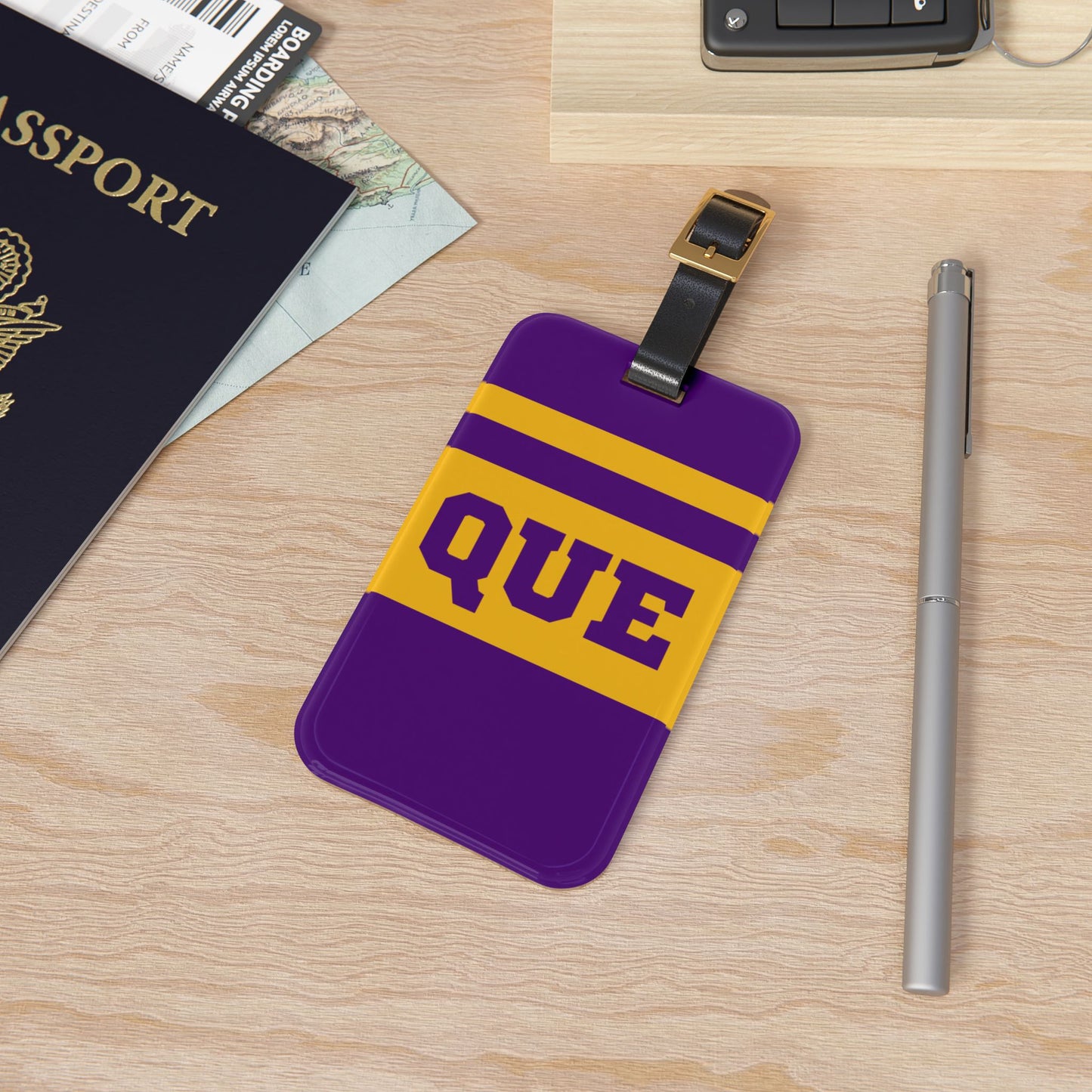 Que Luggage Tag